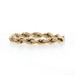 Yellow Gold Rope Chain Band - 14k Stackable Ring