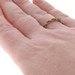 Yellow Gold Rope Chain Band - 14k Stackable Ring