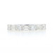 White Gold Diamond Wedding Band - 18k Emerald 1.04ctw Ring