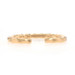 David Yurman Cable Edge Men's Diamond Cuff Bracelet 7" Rose Gold 18k 2.40ctw