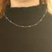 Platinum Diamond by the Yard Station Necklace 19 1/2" - 950 Round 1.79ctw