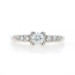 Platinum Diamond Engagement Ring - 950 European .45ctw Vintage