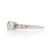 Platinum Diamond Engagement Ring - 950 European .45ctw Vintage