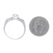 Platinum Diamond Engagement Ring - 950 European .45ctw Vintage