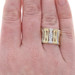 Roberto Coin Elefantino Diamond Band - Yellow Gold 18k Rd .19ctw Cluster Ring