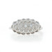 White Gold Diamond Cluster Cocktail Ring - 14k Single .15ctw