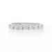 White Gold Diamond Wedding Band - 10k Round Brilliant .42ctw Seven-Stone Ring