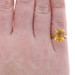 Yellow Gold Citrine Solitaire Cocktail - 14k Oval 5.10ct