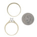 Yellow Gold Diamond Engagement Ring & Wedding Band - 10k Round Brilliant .50ctw