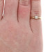 Yellow Gold Diamond Solitaire Engagement Ring - 14k Old Mine .11ct