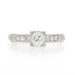 Platinum Art Deco Diamond Engagement Ring - European .69ctw Vintage