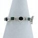 Tallere Lagunas Onyx Aventurine Quartz Link Bracelet 7 3/4" - Sterling 925 Inlay