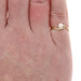 Yellow Gold Pearl Diamond Ring - 10k