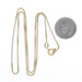 Yellow Gold Box Chain Necklace 16" - 18k