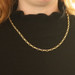Roberto Coin Almond Link Necklace 22" - Yellow Gold 18k Chain
