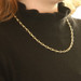 Roberto Coin Almond Link Necklace 22" - Yellow Gold 18k Chain