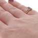 Yellow Gold Amethyst Diamond Ring - 10k Marquise .45ctw