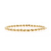 Yellow Gold Diamond Cut Rope Chain Bracelet 8" - 10k
