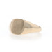 Yellow Gold Engravable Signet Ring - 10k Brushed Square