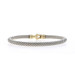 David Yurman Cable Hook Bangle Bracelet 6 1/4" - Sterling 925 Yellow Gold 18k