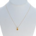 Yellow Gold Citrine Solitaire Pendant Necklace 18" - 14k Oval .87ct