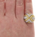 Yellow Gold Diamond Cluster Cocktail Dome Ring - 18k Round Brilliant 2.50ctw