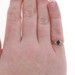 Yellow Gold Sapphire Diamond Ring - 10k Oval .53ctw