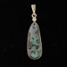 Yellow Gold Boulder Opal Diamond Pendant - 14k