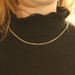 Yellow Gold Box Chain Necklace 20" - 14k