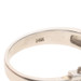 White Gold Diamond Cluster Band - 14k Round Brilliant .80ctw Ring