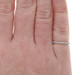 White Gold Diamond Wedding Band - 10k Round Brilliant Stackable Ring
