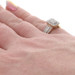 Yellow Gold Diamond Cluster Halo Ring - 14k Round Brilliant .66ctw