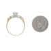 Yellow Gold Diamond Engagement Ring - 14k Transitional .80ctw Vintage