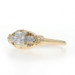 Yellow Gold Diamond Solitaire Engagement Ring - 14k Single Cut