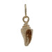 Yellow Gold Conch Seashell Charm - 14k Ocean Life Beach