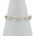 Lagos Signature Caviar Two-Tone Link Bracelet 7" - Sterling 925 Yellow Gold 18k