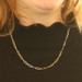 Roberto Coin Paperclip & Round Link Chain Necklace 22" - Yellow Gold 18k