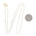 Yellow Gold Box Chain Necklace 18 1/4" - 14k