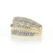 Yellow Gold Diamond Cluster Cocktail Band - 14k Princess 2.00ctw Ring