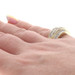 Yellow Gold Diamond Cluster Cocktail Band - 14k Princess 2.00ctw Ring