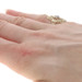 Yellow Gold Diamond Cluster Ring - 10k Single Floral Filigree