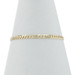 Yellow Gold Diamond Cut Curb Chain Bracelet 7" - 10k