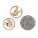 Yellow Gold Mickey & Minnie Mouse Stud Earrings - 14k Cartoon Characters Pierced