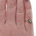 Yellow Gold Sapphire Diamond Cluster Halo Bypass Ring - 10k Round .26ctw