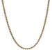 Yellow Gold Serpentine Chain Necklace 18" - 14k