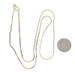 Yellow Gold Serpentine Chain Necklace 18" - 14k