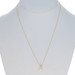 Yellow Gold Akoya Pearl Diamond Pendant Necklace 18" - 14k