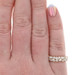Yellow Gold Diamond Cluster Band - 14k Pear 1.06ctw Ring