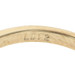 Yellow Gold Diamond Heart Solitaire Bypass Ring - 10k Single Cut Love