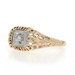 Yellow Gold Diamond Solitaire Ring - 10k Round Brilliant